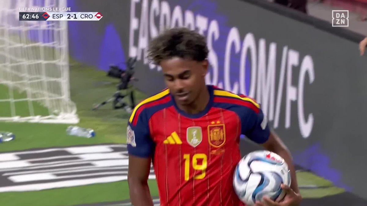 バルサホットライン炸裂🇪🇸 ペドリのスルーパスからヤマル 至高のコンビで追加点を生み出す💪 🏆UEFAネーション…｜@DAZN_JPNの動画保存