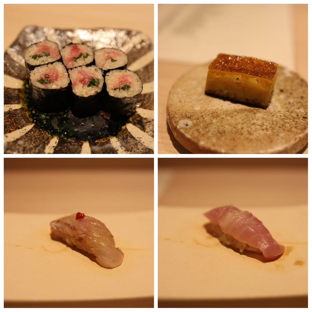 JenniKile's tweet photo. Sushi Nakamura near Tsukiji. After arriving in Tokyo that evening, I quickly dropped off my luggage and headed straight there. I found and booked it easily on Tabelog the day before, and Tokyo rarely disappoints. Everything was delicious. https://t.co/FcVAY48T76