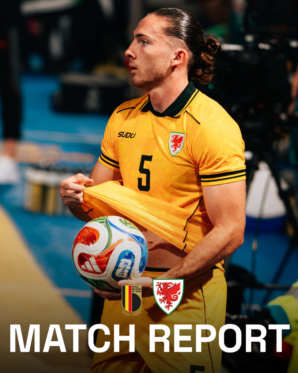 Cymru's tweet photo. REPORT | Cymru battled valiantly but ultimately fell to a 1-0 defeat to Belgium in #U21EURO qualifying 🇧🇪🏴󠁧󠁢󠁷󠁬󠁳󠁿

📰 https://t.co/WQHtJZSt6T https://t.co/exUA8nkWTp