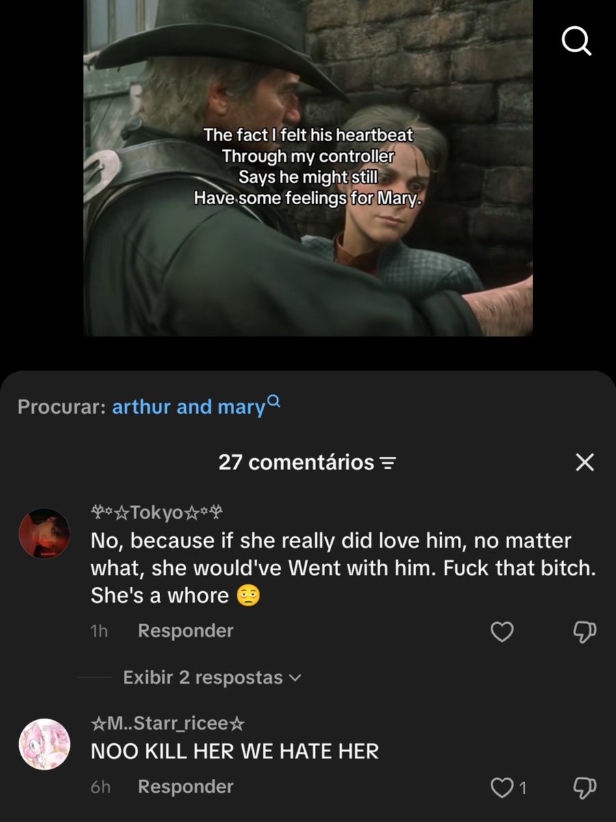 mrythur's tweet photo. Mary haters don't even try to hide their misogyny 
imagine calling her a whore because she doesn't want to live a life that could get her killed https://t.co/rdjnnvLf15