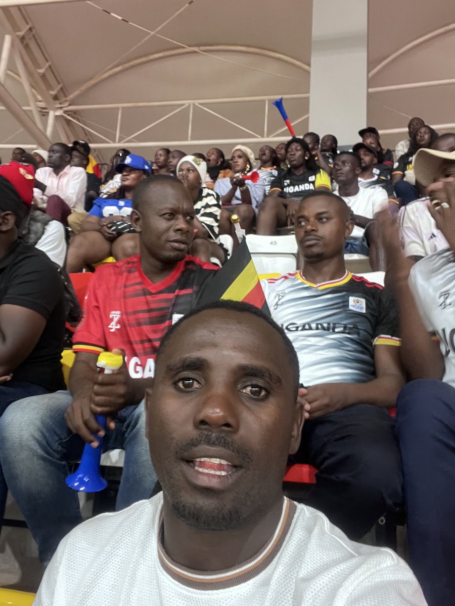 Rmutaryebwa's tweet photo. We were there for Uganda today against Libya 
#HoimaStadium https://t.co/4TtzGwun1m