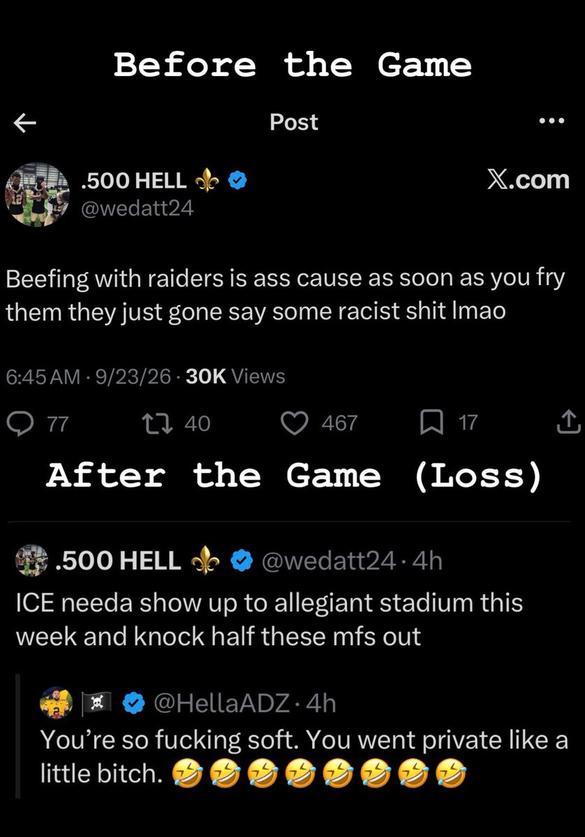HellaADZ's tweet photo. You can’t make this shit up 🤣🤣🤣🤣 #WhoDat https://t.co/xToT9dlStx