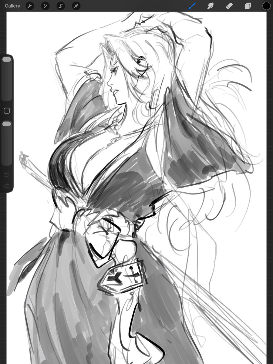 KIN_MACHINA's tweet photo. RANGIKU WIP https://t.co/K6O8EPWFEU