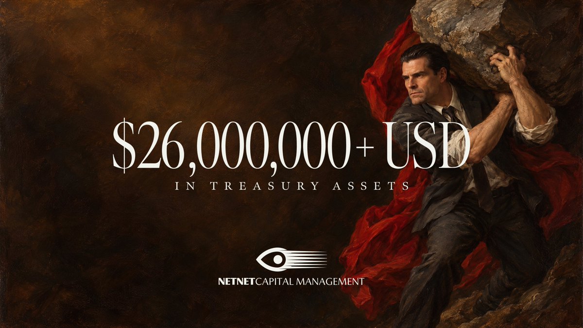 NetNetCap's tweet photo. Shareholders,

The NetNet Capital Management Treasury has reached a value of $26,000,000. 

We've also bought 1400 robinhood:0xca9c78dd337a67f6e0077f65f5e9218719d30edf over the last 14 hours. 

More Soon. https://t.co/HOEBIoRKcw
