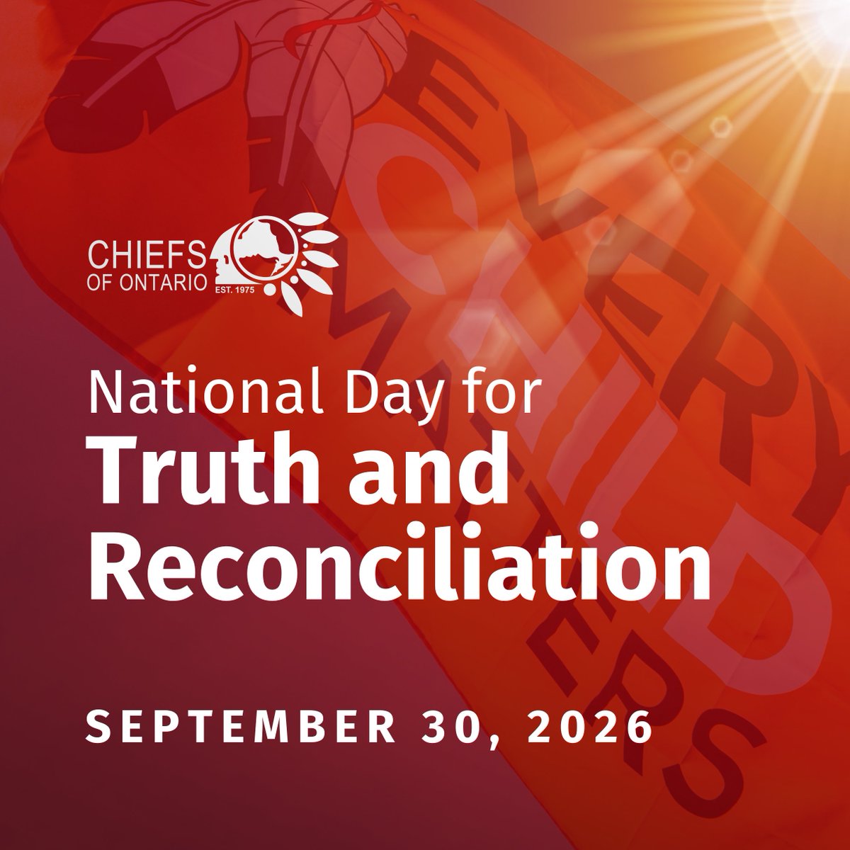 ChiefsofOntario's tweet photo. On September 30, Chiefs of Ontario will mark the National Day for Truth and Reconciliation and Orange Shirt Day alongside communities across Canada.

This is a time to honour Indian Residential School Survivors, the children who never returned home, their families, and all those https://t.co/G8m08I1ypf