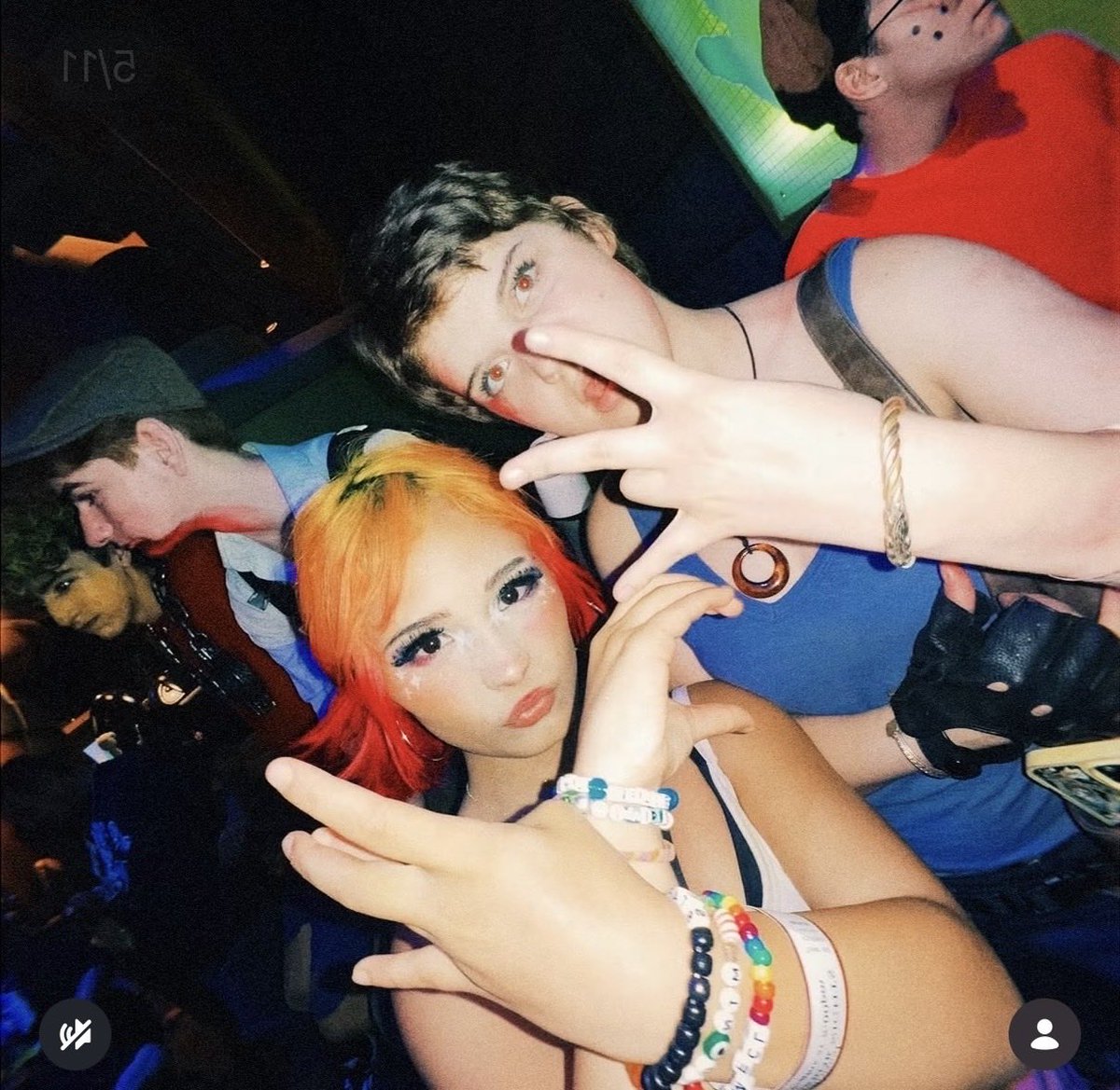 KungFuVampire's tweet photo. My daughter just posted this pic of herself throwin up “Wicked Clown” 🤡 ❤️ I’ve taught her well! https://t.co/GLd1vVrV1t
