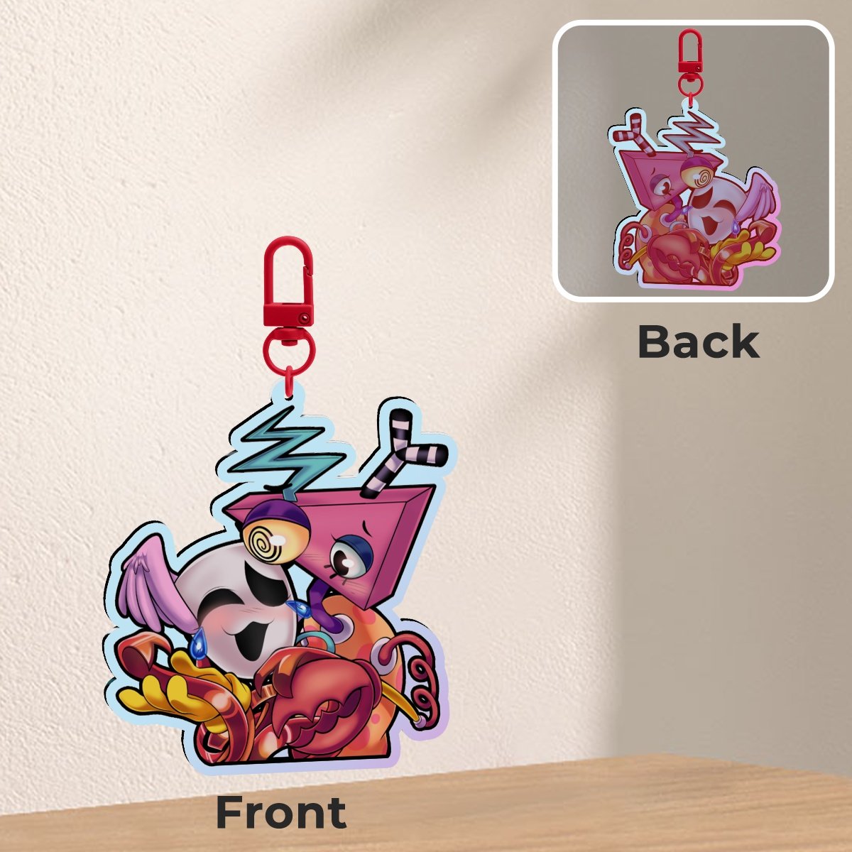 AquanaDraws's tweet photo. I would love to do more ship art in this style for keychains/stickers or just the pure art itself. Any specific ship you want to see from me? I've done funnybunny, jesterdoll and abstragedy so far (my 3 favorites <3) https://t.co/40vfRTx3Z5