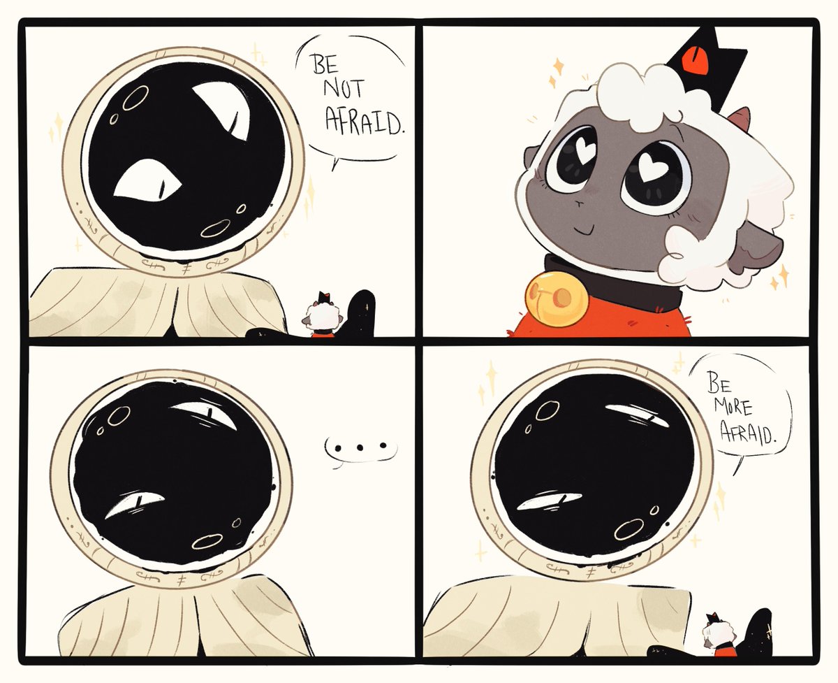 Cupsiie's tweet photo. Enamored 
#CultoftheLamb #cultofthelambfanart #COTL https://t.co/BW2MmBGCXF