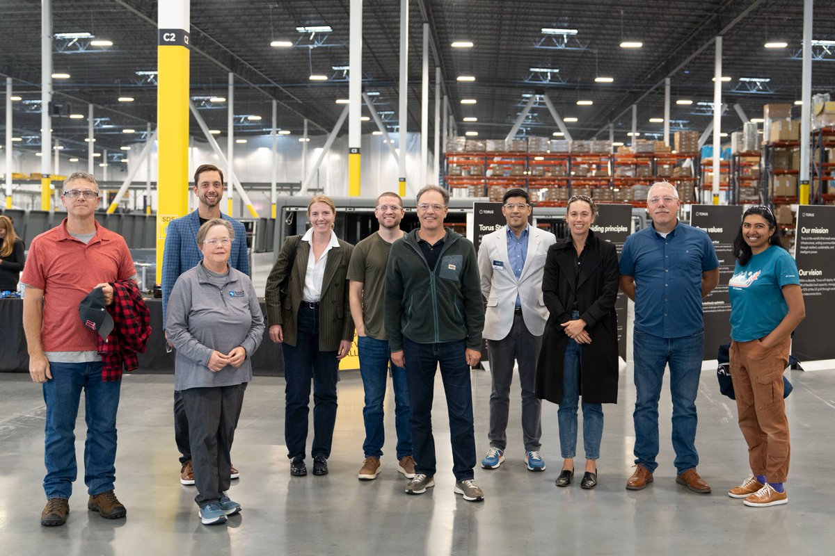 GridForward's tweet photo. Thank you, @torusrev, for hosting three incredible tours of GigaOne, giving #GridFWD 2026 attendees a firsthand look at your full-stack energy storage system.

We hope everyone enjoyed the tours. Here’s to more great conversations and fun at #GridFWD 2026! https://t.co/3nYL99Ok1w