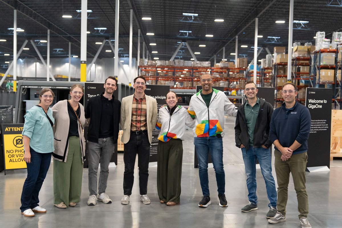 GridForward's tweet photo. Thank you, @torusrev, for hosting three incredible tours of GigaOne, giving #GridFWD 2026 attendees a firsthand look at your full-stack energy storage system.

We hope everyone enjoyed the tours. Here’s to more great conversations and fun at #GridFWD 2026! https://t.co/3nYL99Ok1w