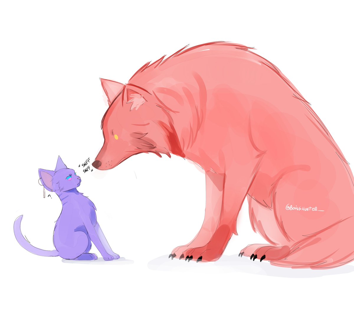 boinghunter_'s tweet photo. It looks like someone got curious about the fish #valko #bringbackvalko #Valko6thLl #valkoisloved #art #digitalart https://t.co/gN0HIKwYqz