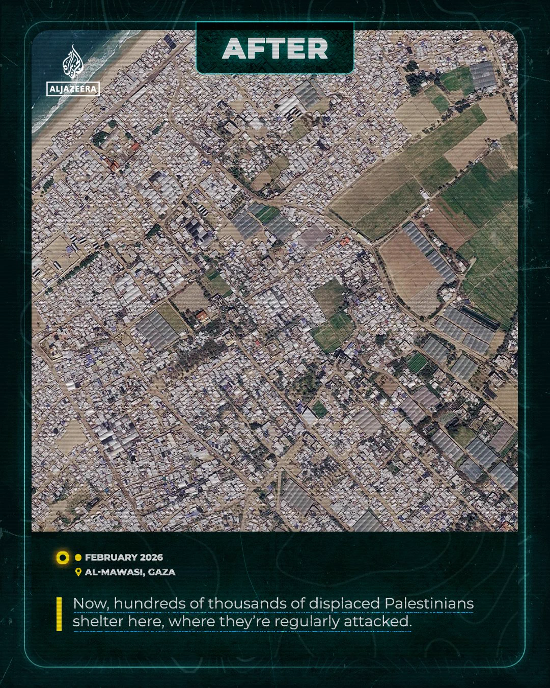Al Jazeera English on X: "Thread 🧵 New Google Maps satellite images ...