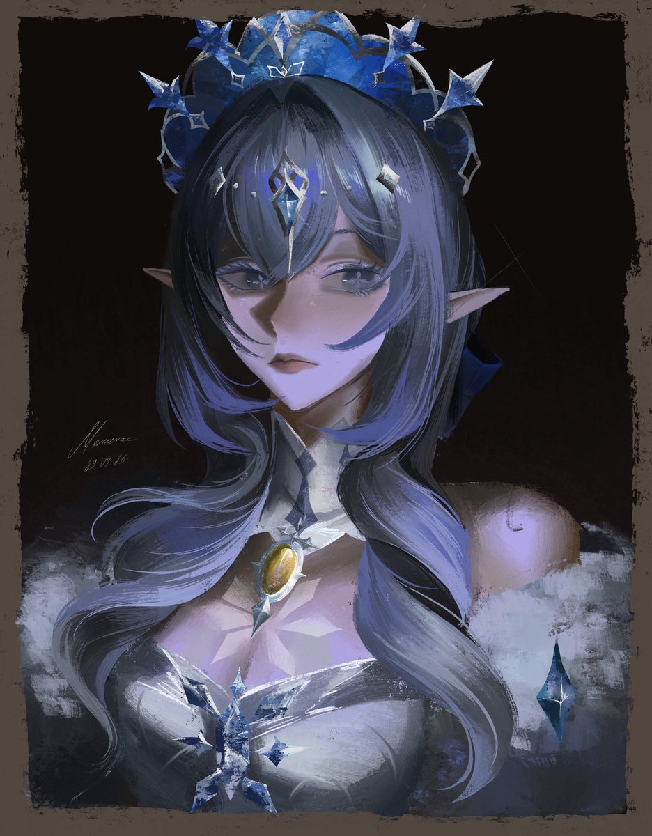 merurae_art's tweet photo. her majesty #GenshinImpact #Tsaritsa https://t.co/QLBxaPV8E6