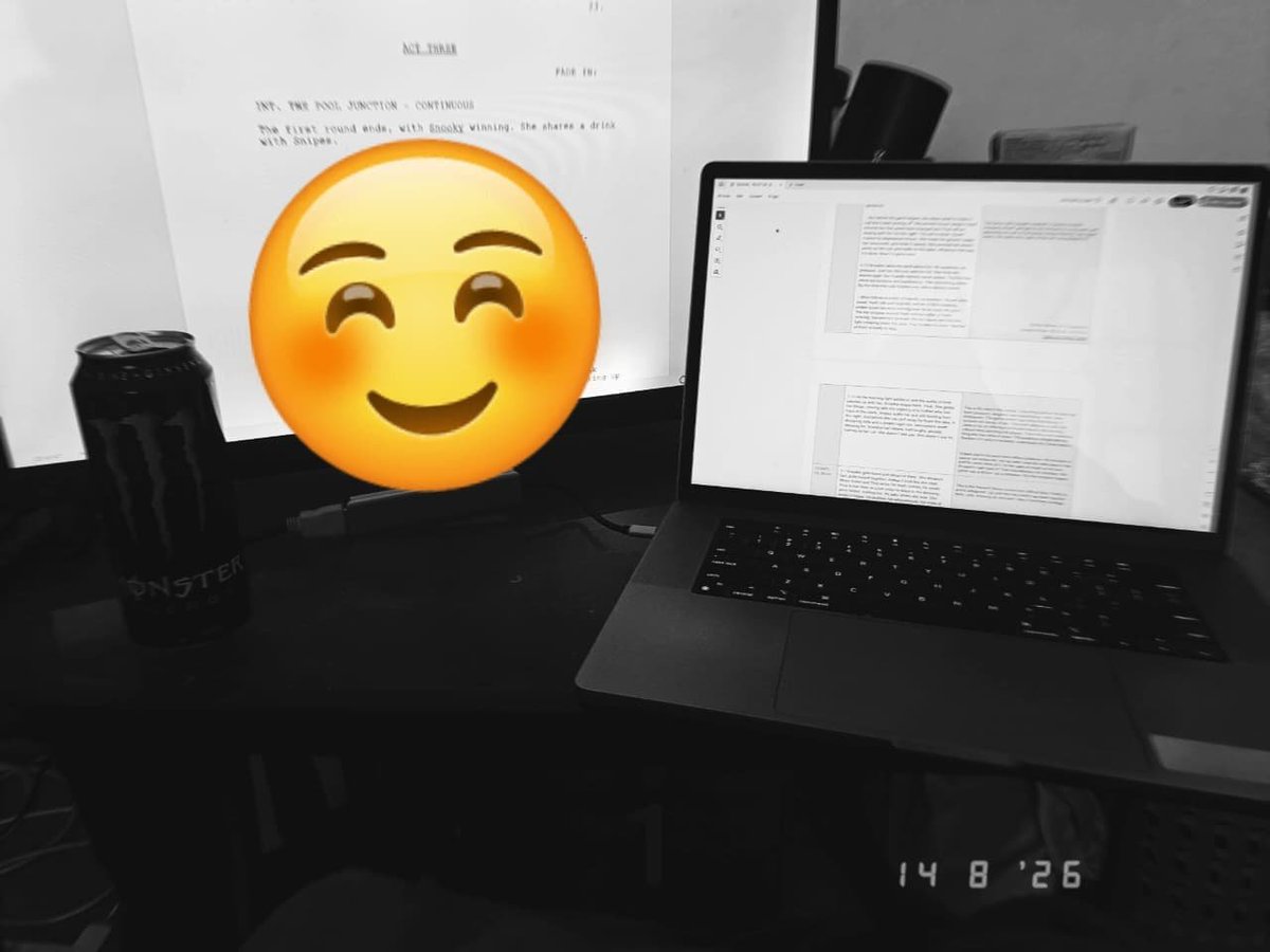OfficialBongile's tweet photo. Some days, I write.
Some days, I edit.
#Scriptwriting #TVWriting #AssistantEditor #OfflineEditor #AdobePremierePro #FinalDraft #MacbookProM1 https://t.co/xe02CeIfAG