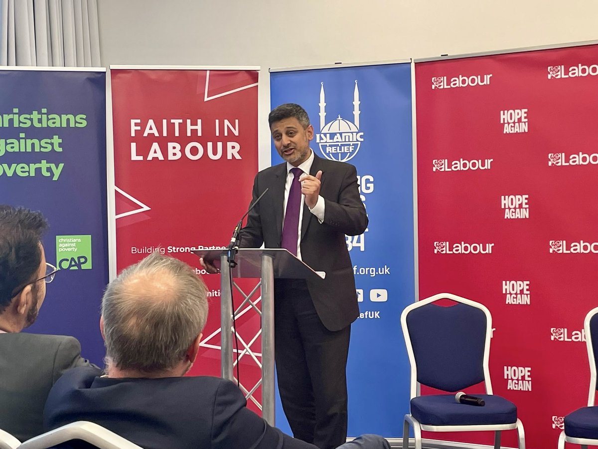 IslamicReliefUK's tweet photo. It was a real honour to partner with @FaithLabour and @CAPuk for this year’s Faith Reception at Labour Conference, featuring incredible speakers including @FloEshalomi, @Georgia_Gould, @stephenctimms, @zubirahmed, and @russrook. 💙 https://t.co/6gcdCmlQM4