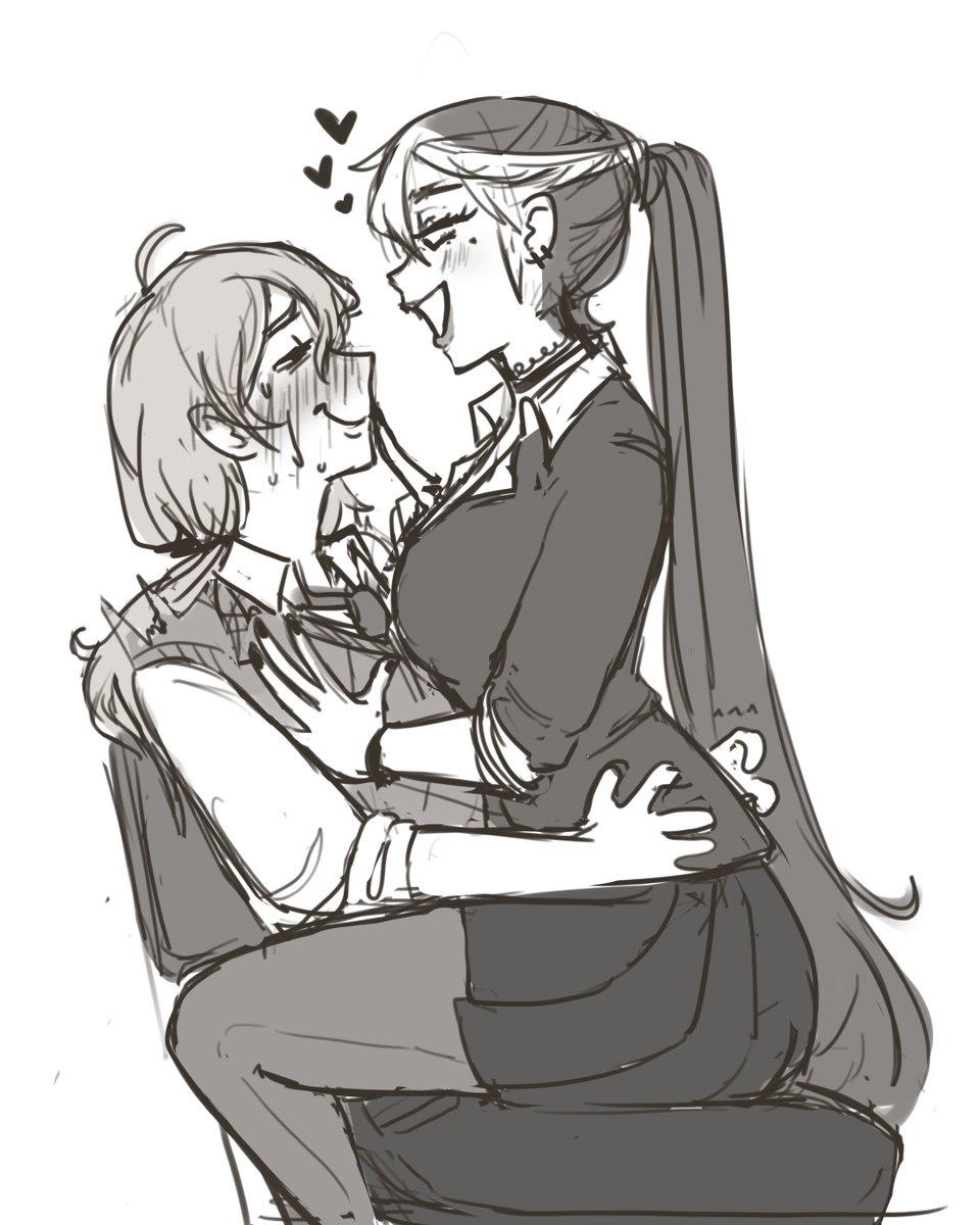 nephepha's tweet photo. Mimella super rough sketch because I think Bella likes boys who speak funny pretty words to her... Mimolette's @/MediaCSect ' s PC https://t.co/zVZfLYXcAh