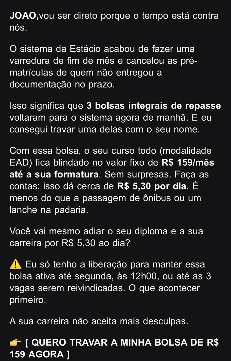 pedrosburgo's tweet photo. Motivos pelo qual nunca me inscreveria na Estacio : mentem na cara dura https://t.co/RJr9Gnvx65