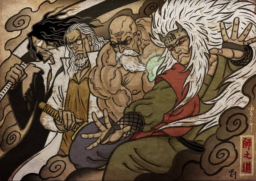 belikegift6's tweet photo. The gathering of the great Sensei in ANIME verse https://t.co/sACt0mXcwg