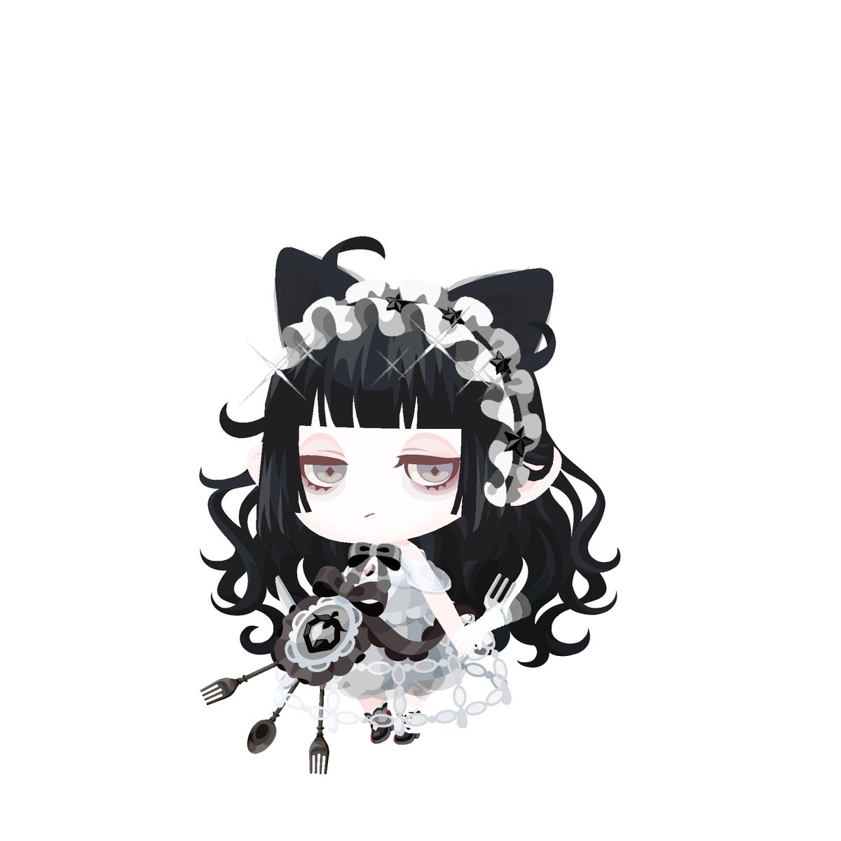 nnn____'s tweet photo. ヘッドドレス染めた🤍 https://t.co/h7cDFzYfkx