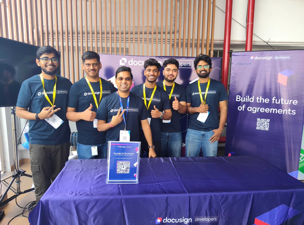 DocusignDevs's tweet photo. Huge thanks to everyone who joined us at #AgentCon Bengaluru & Chennai this past weekend! 💜

We dug into what it takes to move AI beyond the demo:

🚀 Making MCP reliable & safe in production
🤖 Building an autonomous coding agent for repetitive engineering work

The common thread? Building the guardrails, evals & feedback loops that make AI reliable in real workflows.

Thanks to @GlobAICommunity for bringing us together!

Building with AI? Keep the conversation going in the community. Ask questions, share your builds, and connect with other developers tackling similar challenges.
https://t.co/sSYGBUu2M3