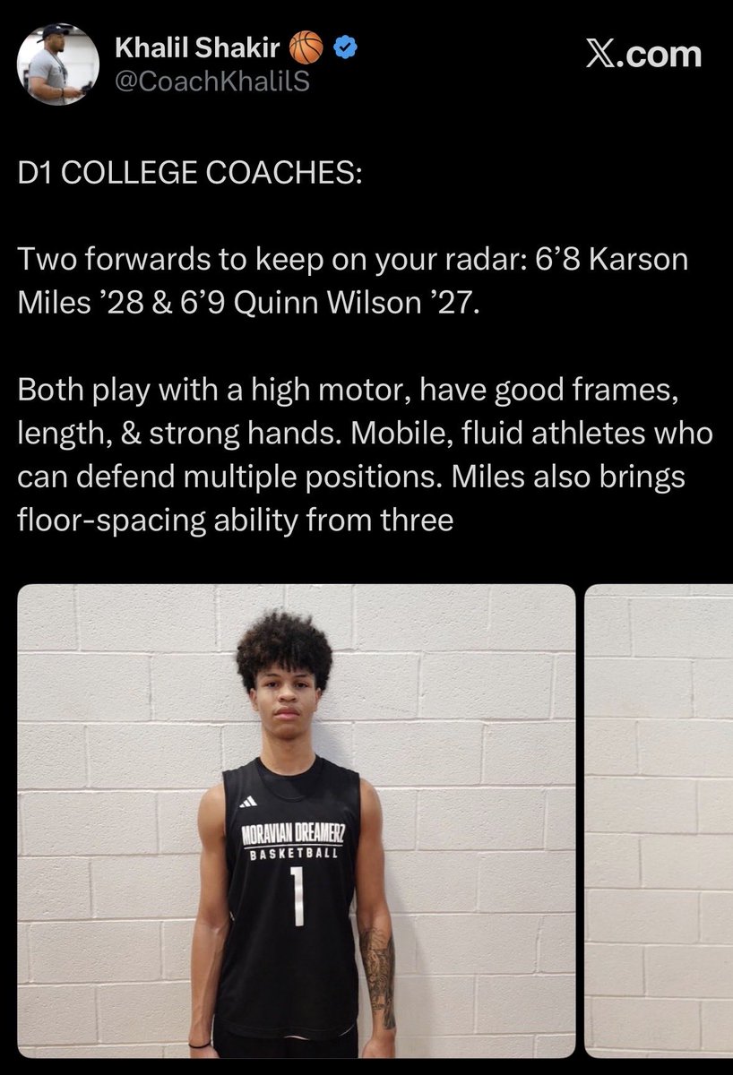 Karsonmiles28's tweet photo. Class of 2028 https://t.co/h8mhZOy3i1