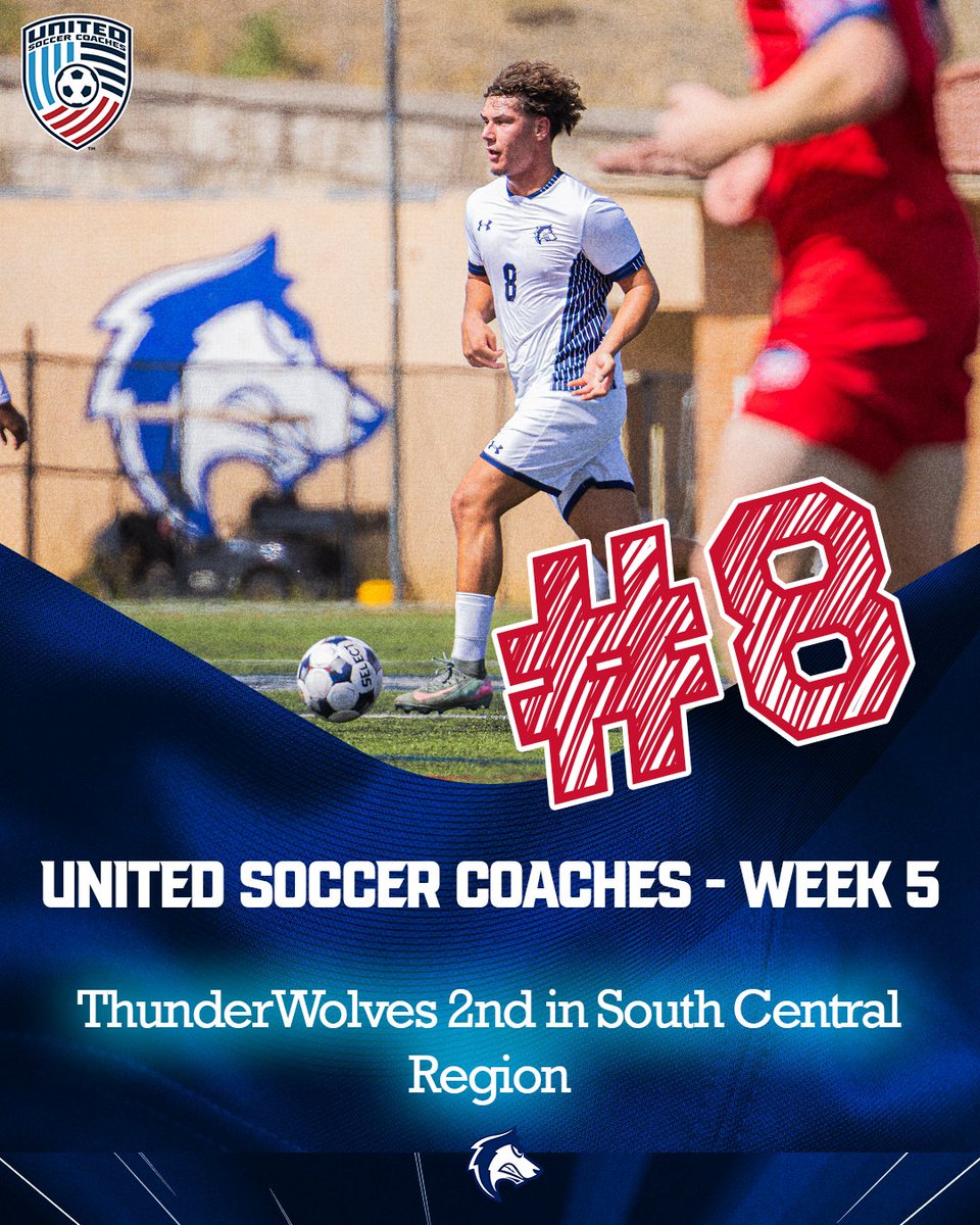 gothunderwolves's tweet photo. 📈 THE PACK KEEPS CLIMBING!

🐺 No. 8 in the Nation
🐺 No. 2 in the South Central Region

@csupmsoccer continue their rise in the latest United Soccer Coaches rankings💪

The Pack are home this Friday and Sunday!

MORE: https://t.co/mHe1YIbvOj

#DevelopingChampions #BackThePack https://t.co/ulzZZG6Ynu