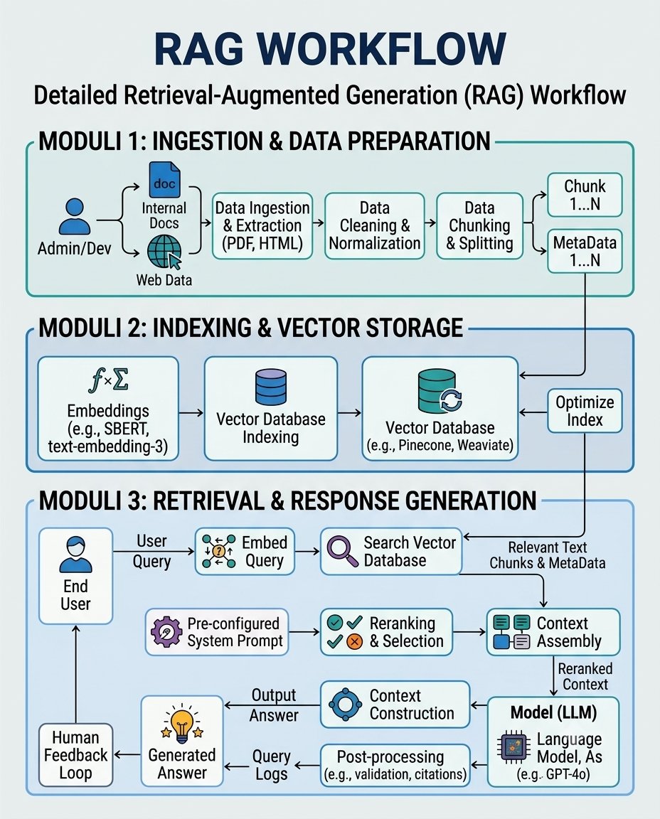 Dragoncoderx's tweet photo. Workflow of RAG https://t.co/R07GsVxzQt