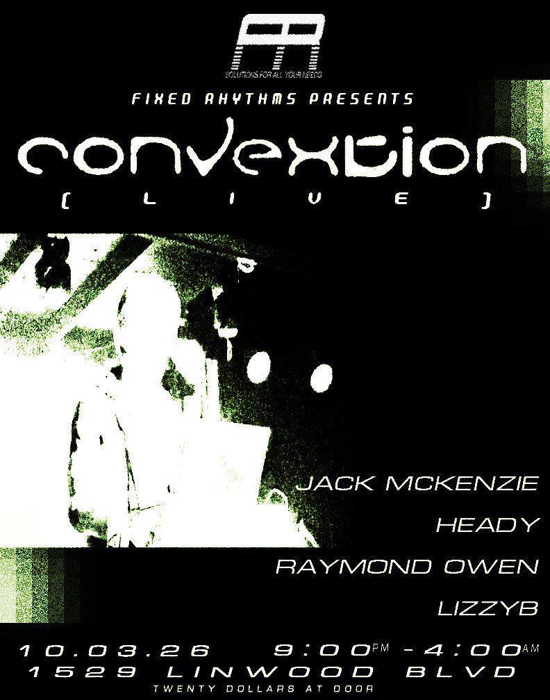 fixedrhythms's tweet photo. Don’t miss Convextion in OKC this Saturday https://t.co/jJMiMZJJRu