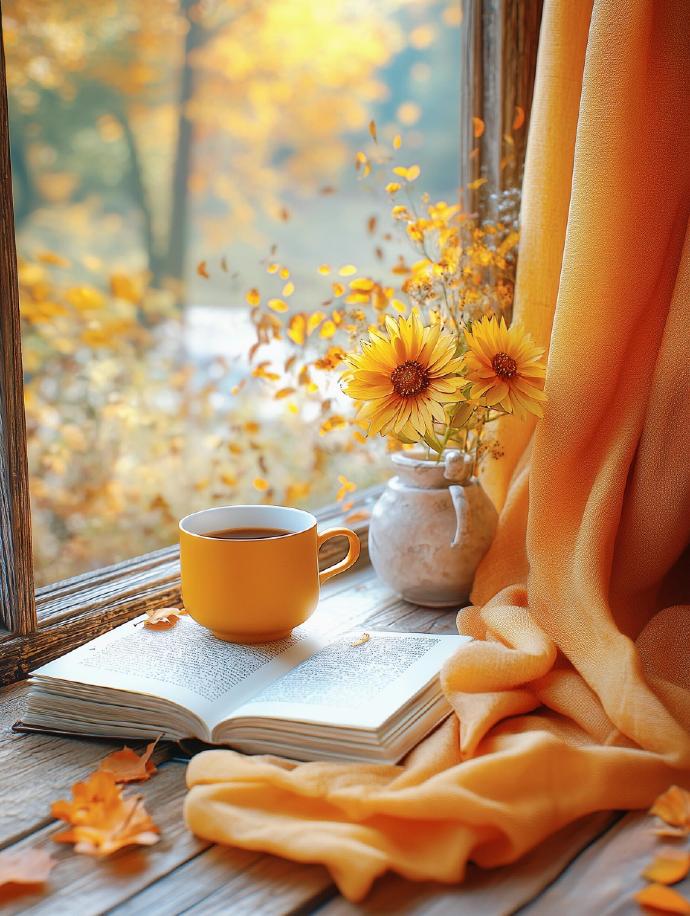 Andika25Deri's tweet photo. This cozy morning, I sipped coffee by the window, and the sweet osmanthus scent in the air is the most gentle comfort from spring. The little girl's shy smile by the osmanthus tree is my favorite scene. https://t.co/RAXESg16pU