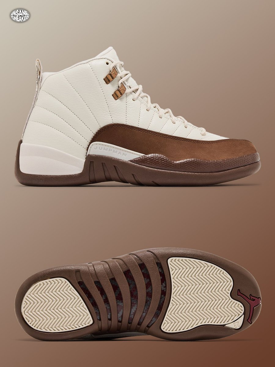 insanesneaker's tweet photo. RETAILER LOOK: Air Jordan 12 ‘Fireside’ 🤎

• Full-Family sizing
• October 24th
• $215 https://t.co/tfrBwzp0iY