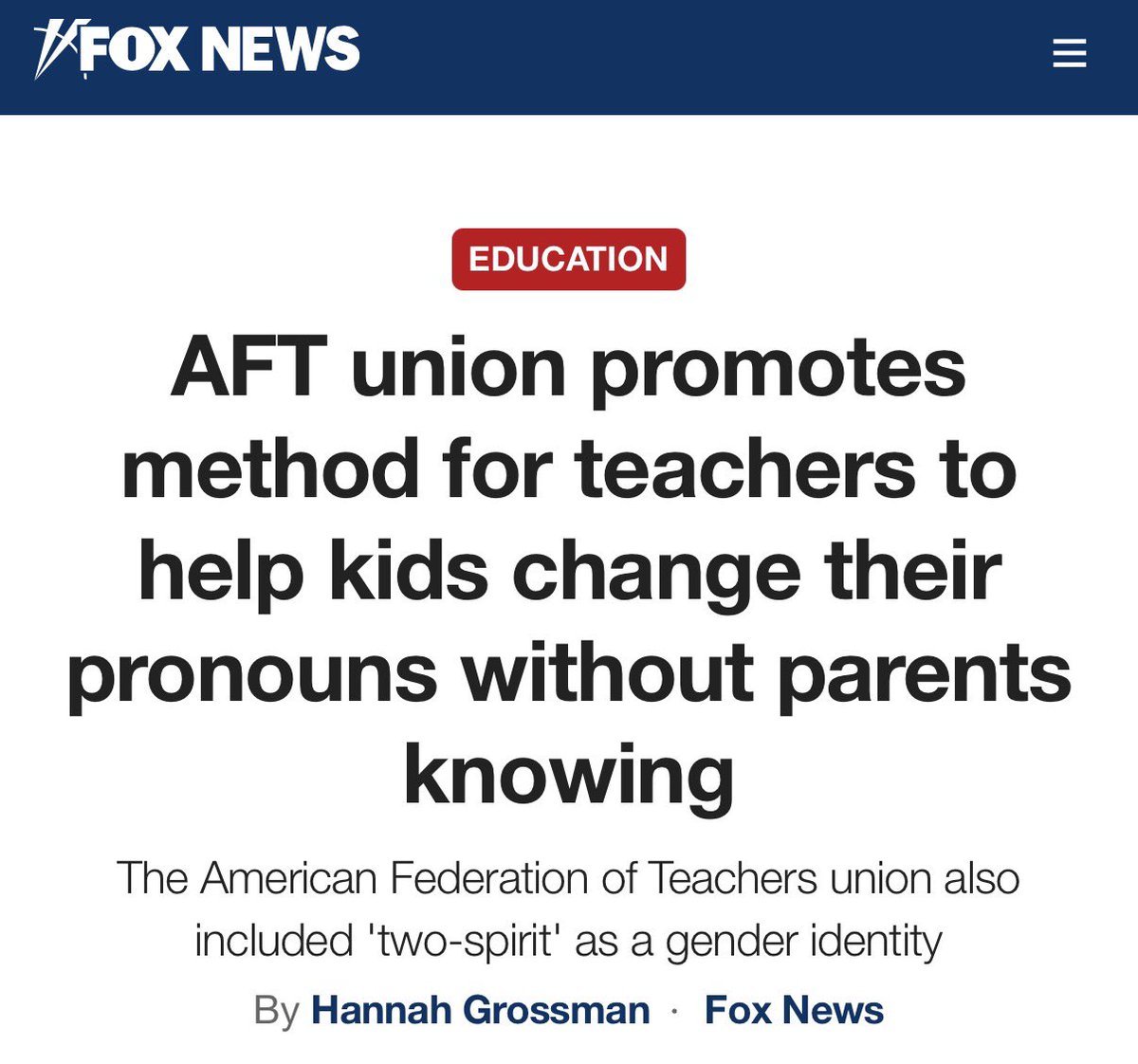 gracepeyt's tweet photo. #WI03: Rebecca Cooke is touting yet another endorsement from a radical liberal group masquerading as a union.
The AFT is hellbent on forcing “gender-affirming” care on students without parental consent and supports males competing in girls’ sports and sharing their bathrooms and locker rooms.
A very fitting endorsement for Crazy Cooke.