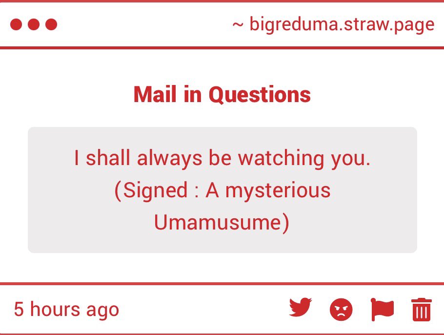 BigRed_Uma's tweet photo. I always love it when people watch me race!😁 https://t.co/w0QjdJAuXu