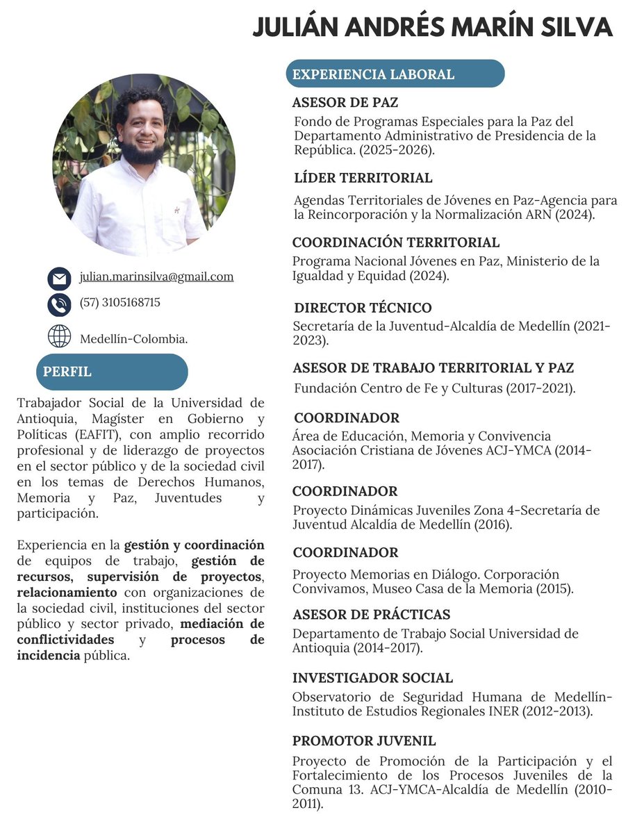 JMarinPaz's tweet photo. Saludos, para quienes preguntaron por mi experiencia, por aquí les dejo un resumen, sigo dedicado a la búsqueda. También compartiré ofertas que sean relevantes #BuscandoTrabajo https://t.co/lWEe1FvEJs
