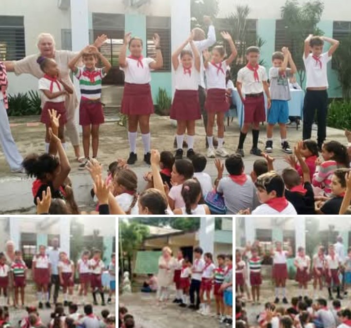ComunicadorEQ's tweet photo. Con el legado de que Paquito honró a Mella y a la Patria  con su sacrificio, hoy nuestras instituciones escolares lo honran. En estas, se realizaron las elecciones pioneriles y diferentes actividades culturales y  deportivas.
@CubaMined https://t.co/371990i2Zr