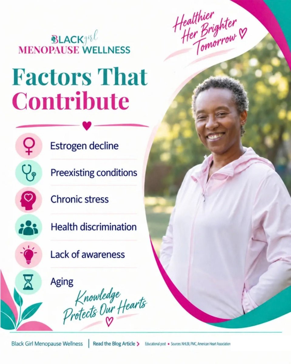 CharmaineVShaw's tweet photo. Menopause often arrives during years when women are carrying deep professional experience, responsibility, and leadership.

Share this with a colleague, leader, or HR professional.
Read the blog article: https://t.co/slIXitahvt

#BlackgirlMenopauseWellness #MenopauseAtWork https://t.co/3xQvCDezI7
