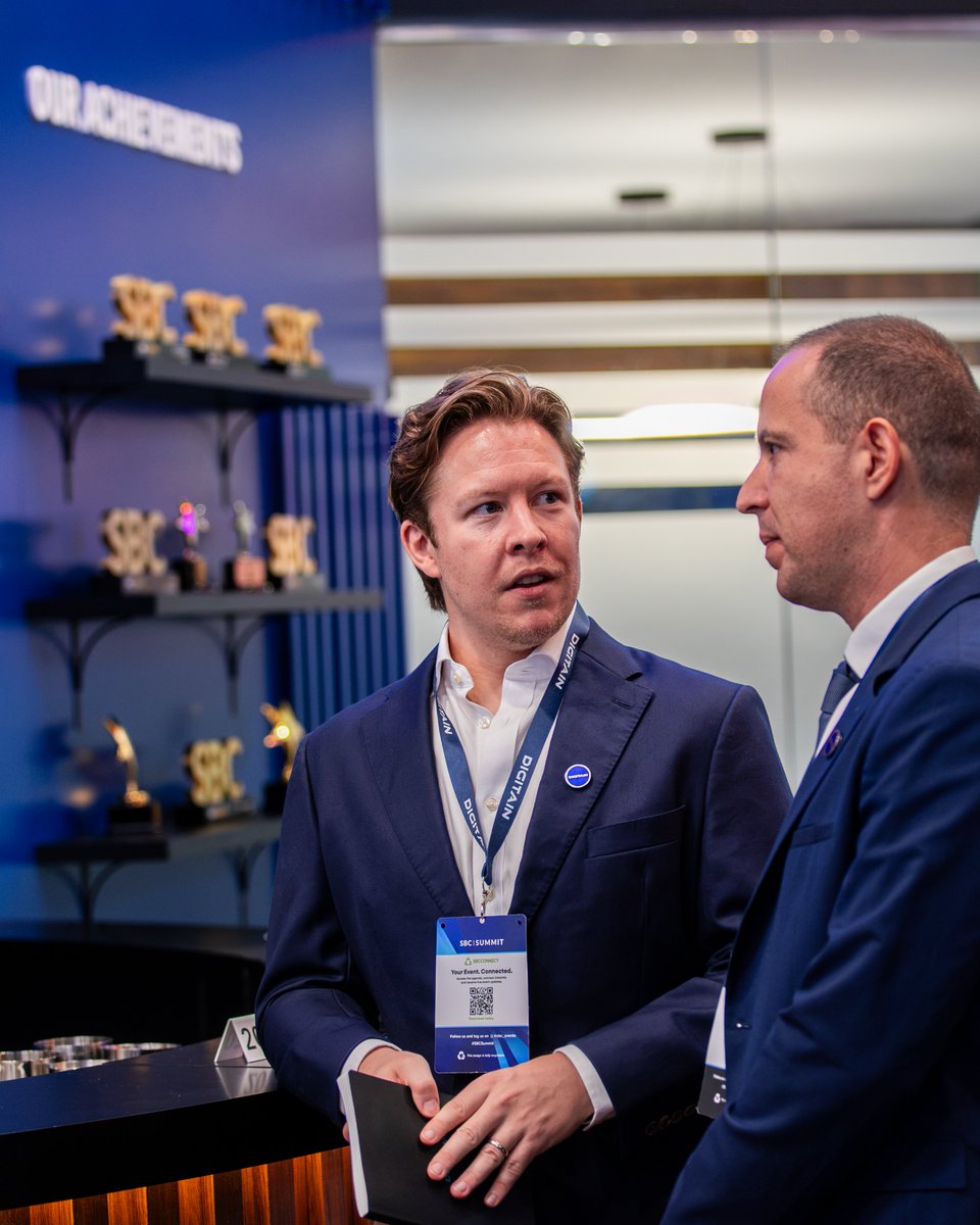 Digitain's tweet photo. First snapshots from SBC Summit Portugal are here 📸

Day 1 at this amazing event is going strong, and the energy at Digitain's stand is only building up ⚡️

Visit us at Stand C218 and let's talk growth 🤝 https://t.co/8nOpb1jhvX