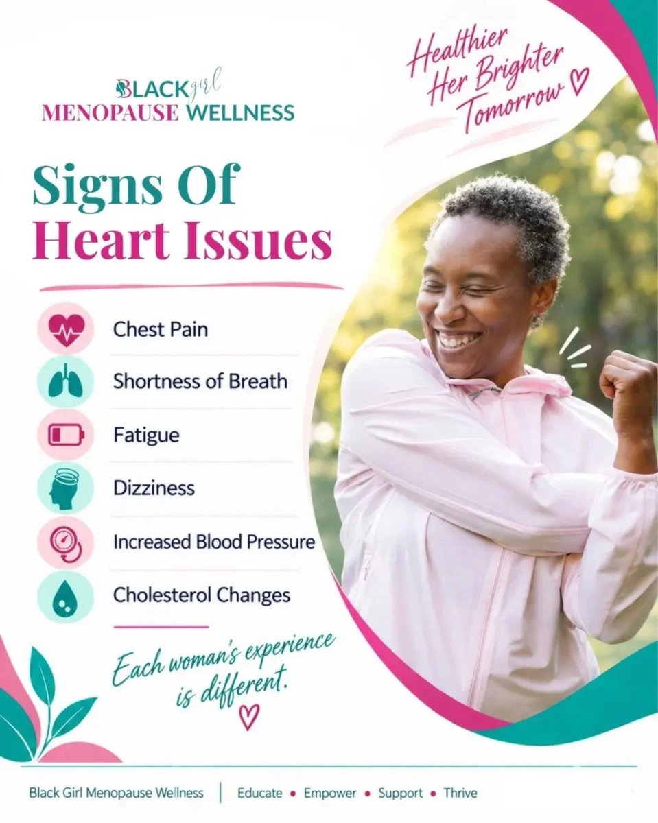 CharmaineVShaw's tweet photo. Menopause often arrives during years when women are carrying deep professional experience, responsibility, and leadership.

Share this with a colleague, leader, or HR professional.
Read the blog article: https://t.co/slIXitahvt

#BlackgirlMenopauseWellness #MenopauseAtWork https://t.co/3xQvCDezI7