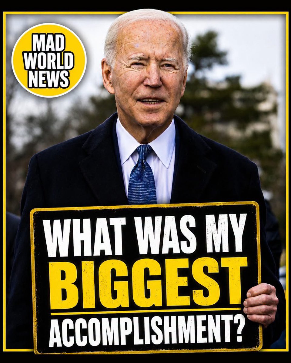 Luna_Jones79's tweet photo. Be honest: What was Joe Biden’s biggest accomplishment as President? https://t.co/wgMxGccelE