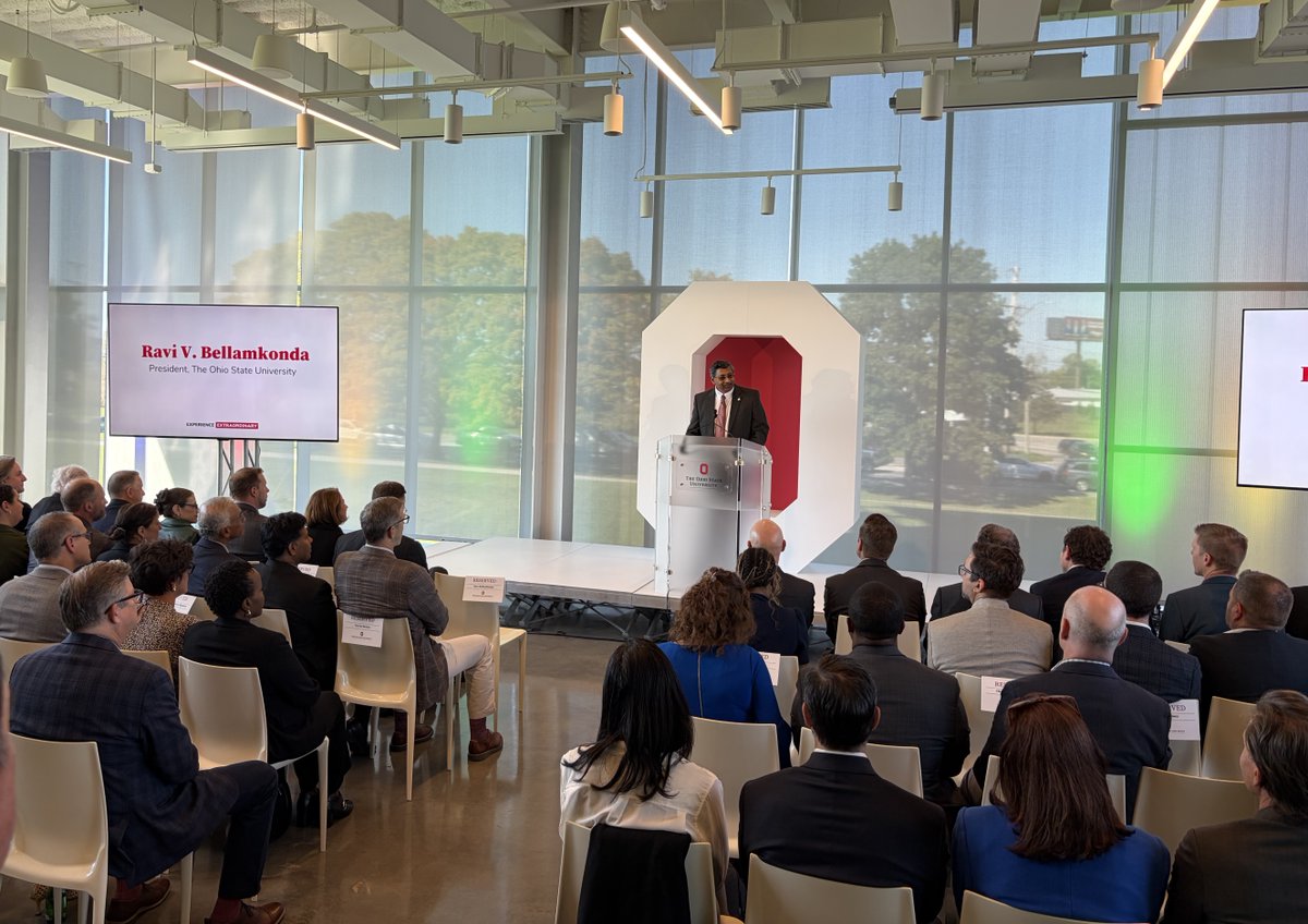 OhioStateIT's tweet photo. Ohio State is partnering with Google on a campus space for AI and new technology tools for students. Read more about what this partnership means for the Ohio State experience: https://t.co/yz8k92XDzi https://t.co/hwnqWppU1g