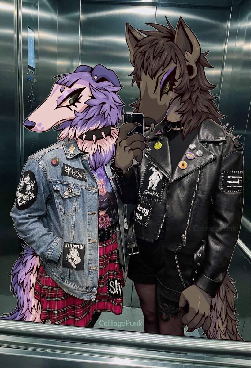 cottagepunkx's tweet photo. Me and my sibling Jasper on our way to a punk gig!
#furryart #fursona #furrycomuunity #digitalartㅤ https://t.co/rN0H3Awidy