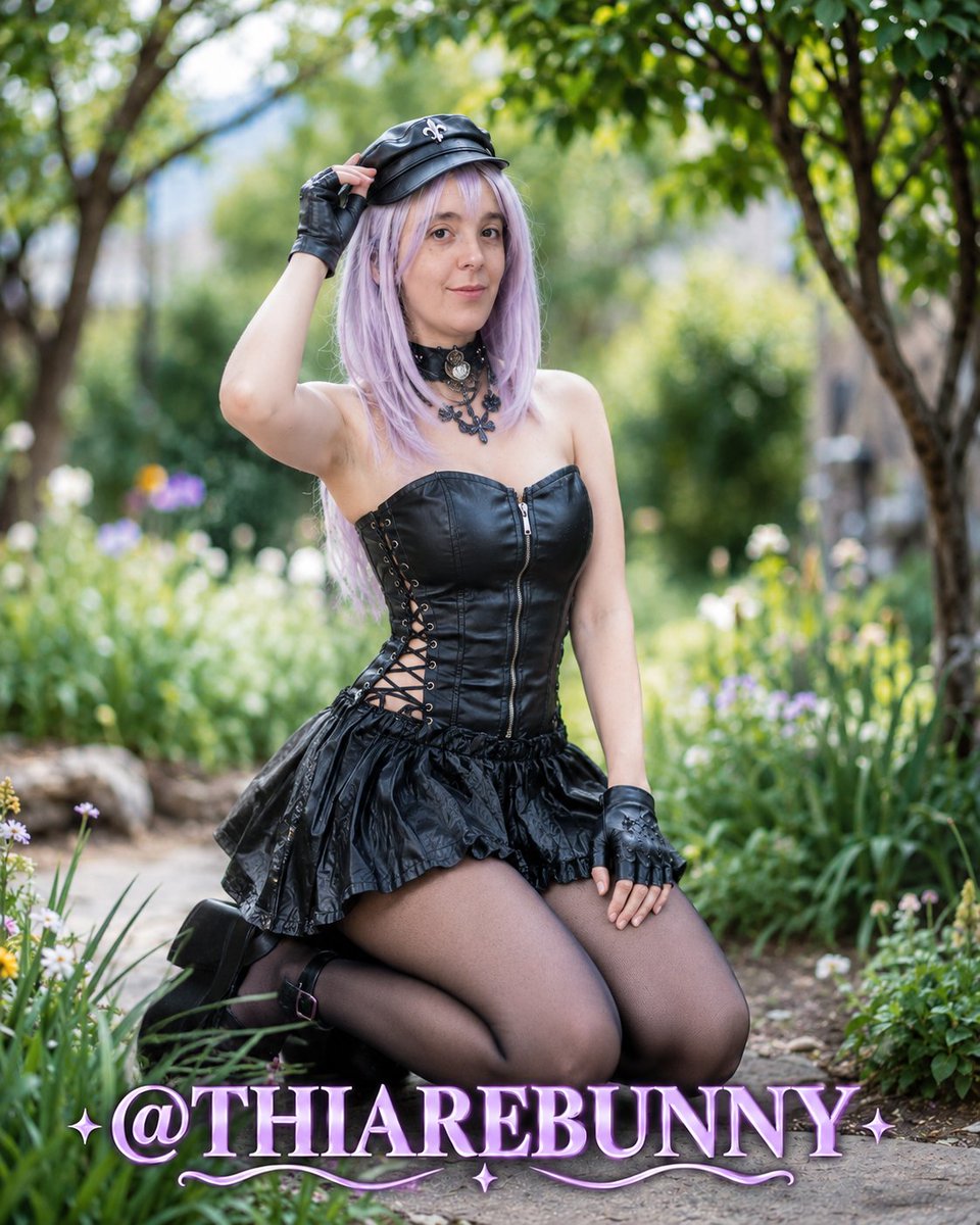 thiarebunny's tweet photo. 🖤 Cuero, encaje, plataformas y actitud gótica ✨ Un look oscuro con un toque juguetón que no pasa desapercibido. 💜 ¿Te quedás a descubrir las próximas poses? Sígueme 👉 @thiarebunny
#Cosplay #GothicCosplay #AnimeCosplay #THIAREBUNNY https://t.co/7LGmmp9HnH