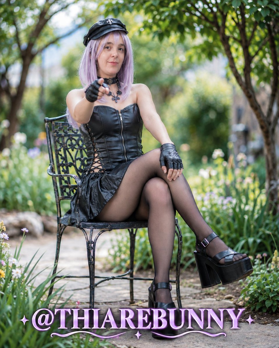 thiarebunny's tweet photo. 🖤 Cuero, encaje, plataformas y actitud gótica ✨ Un look oscuro con un toque juguetón que no pasa desapercibido. 💜 ¿Te quedás a descubrir las próximas poses? Sígueme 👉 @thiarebunny
#Cosplay #GothicCosplay #AnimeCosplay #THIAREBUNNY https://t.co/7LGmmp9HnH