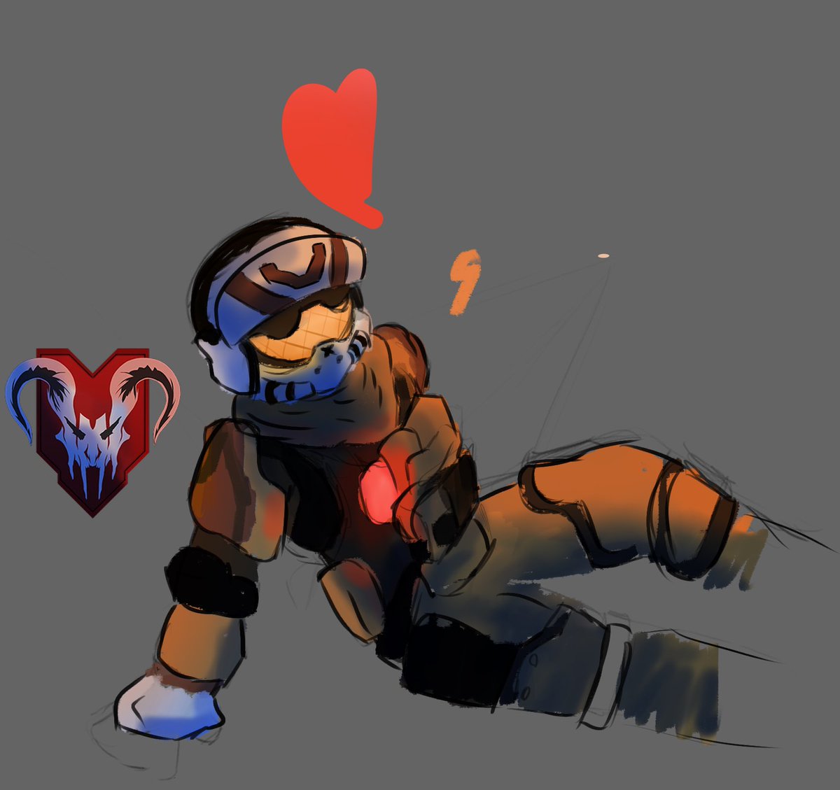 Pootisbirdie2's tweet photo. A tiny lil viper doodle i made EXTREMELY QUICKLY this evening so no effort blegh
I made this just to test out 2 brushes
#Titanfall #art https://t.co/stXoxFAJ5U