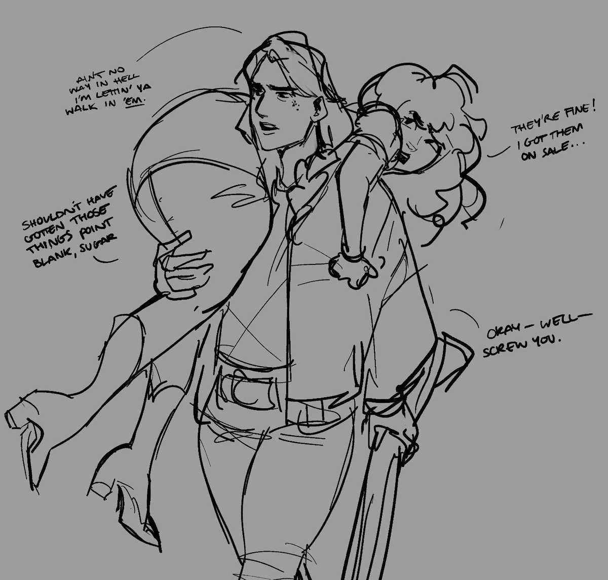 hao0047's tweet photo. i’ve been wanting to make a wlw story based on cowboys and angels/the countryside aesthetic… ouuhh.. i love them… https://t.co/woIGk3Gh6z