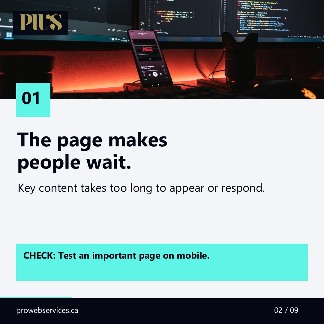 prowebservice's tweet photo. Could your website be adding friction? Check loading, mobile usability, navigation, buttons, forms and current information. Start with one customer journey.

https://t.co/FVwqlASGEw https://t.co/81Ao2EBOW5