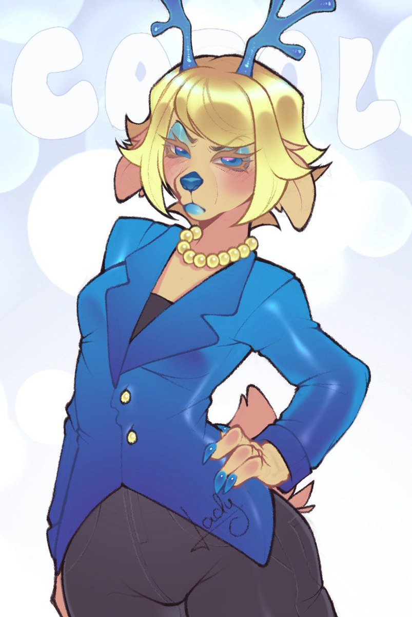 thelady_of87's tweet photo. Carol Holiday 🦌

#deltarunefanart  #deltarune #carolholiday https://t.co/q0WxjO4lhu