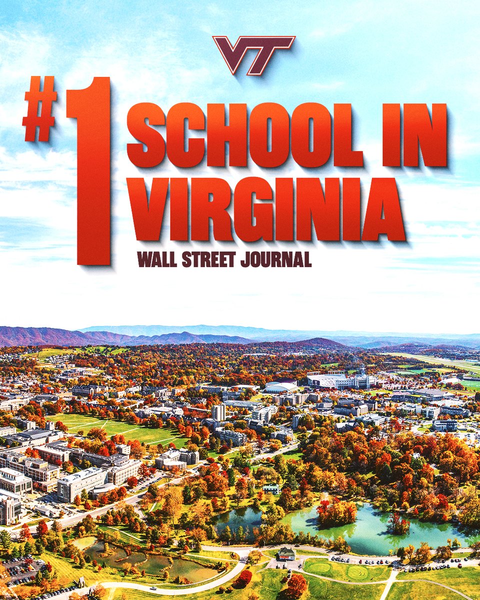 hokiesports's tweet photo. Virginia Tech on the rise! 📈

What a time to be a Hokie 🦃🧡 https://t.co/DPxS1f63C9
