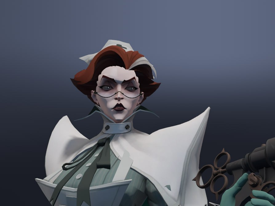deadlock_8's tweet photo. Nurse Harrow - New deadlock hero (gamefiles) https://t.co/FZBLn7rZby