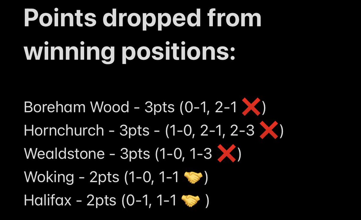 FromYorkStreet's tweet photo. @bostonutdstats 13pts dropped from winning positions this season, is this amongst the highest in the league? #BUFC https://t.co/5JufNqMhnD