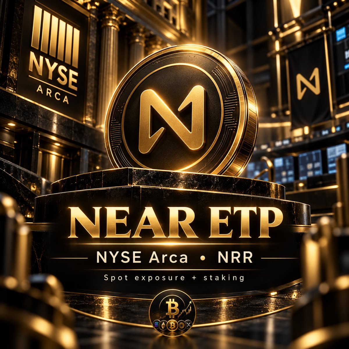BlockVeyra_'s tweet photo. NEAR دخلت مرحلة جديدة 
Bitwise أطلقت أول Spot NEAR ETP في أمريكا تحت رمز NRR على NYSE Arca، ومعاه Staking داخل الصندوق. اللي لفتني إن المؤسسات بقى عندها طريق أبسط للتعرض لبنية AI + Crypto.

#NEAR #Crypto https://t.co/F87ee6ZGri